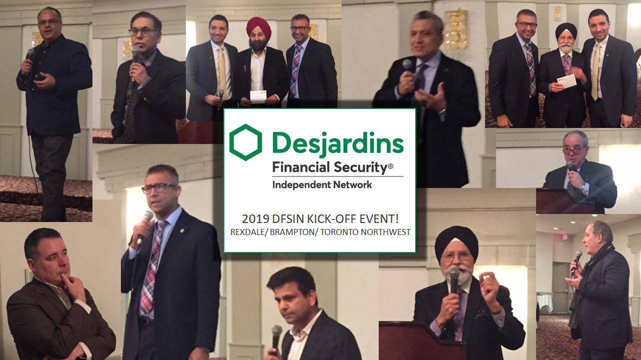 Photo collage of 2019 Kick-off event - DFSIN Rexdale, Brampton and Toronto Northwest