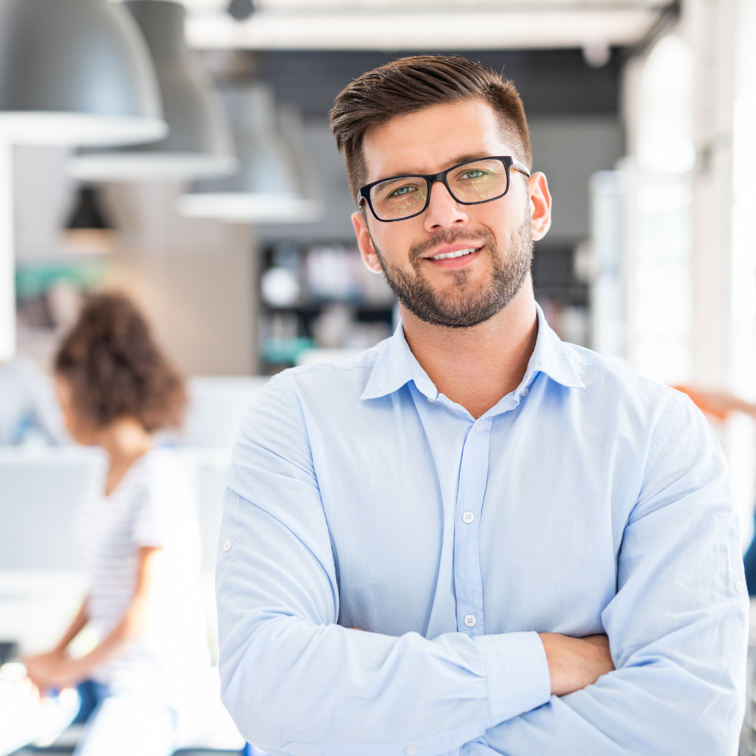 Dfsin Go Fund Yourself Podcast Image Where A Business Owner In Ontario Standing In Front Of His Employees